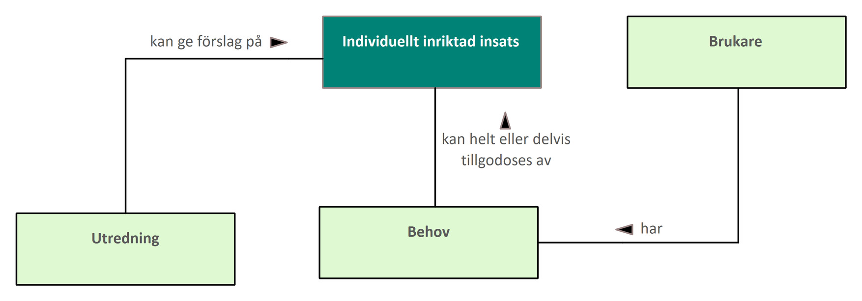 Begreppsmodell individuellt inriktad insats