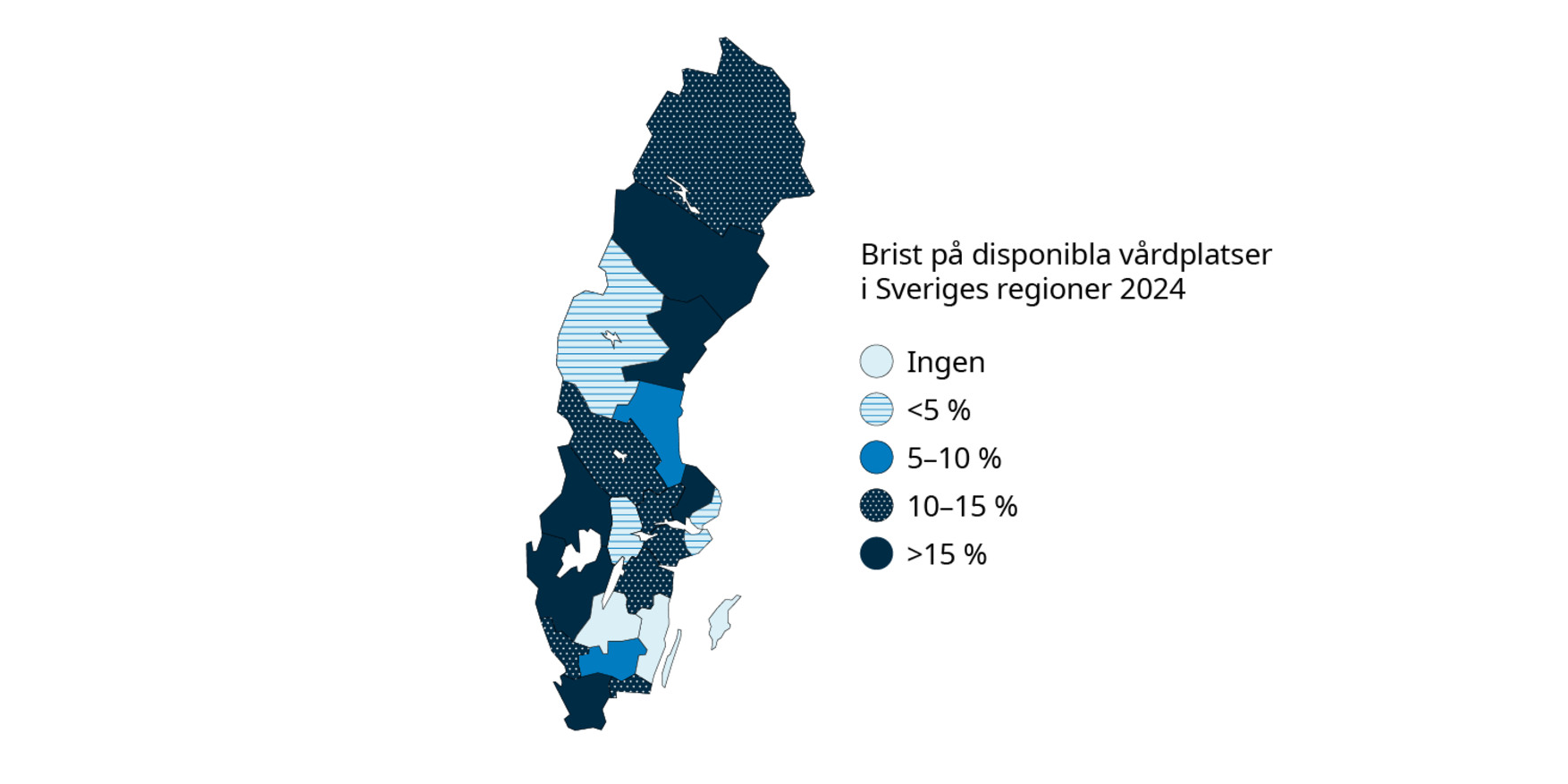 Regionala skillnader i vårdplatskapacitet